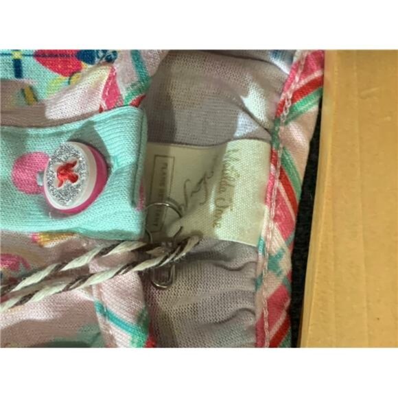 Matilda Jane Girls Christmas Merry and Bright Fair Isle Pajama top Size 4 - Picture 3 of 3